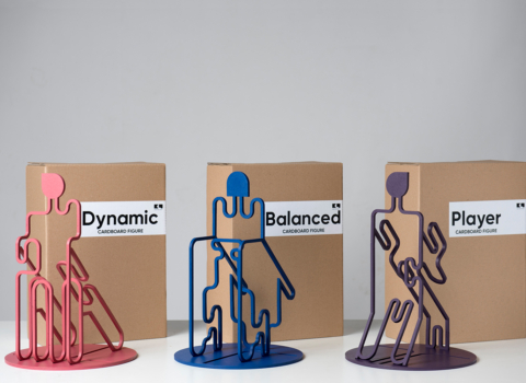 Figure Carton light zajedno dijagonalno složene